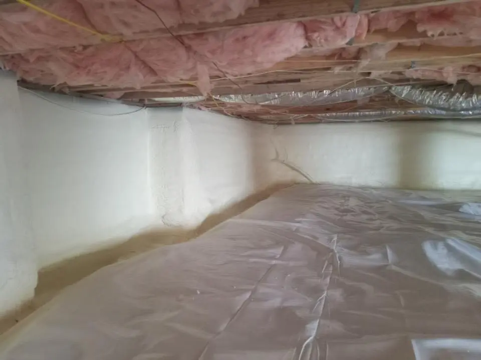 Crawl space encapsulation with closed-cell spray foam for Roof Maintenance in Apple Valley